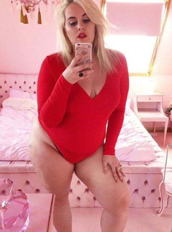 Plump models in nylon, pantyhose, swimsuits