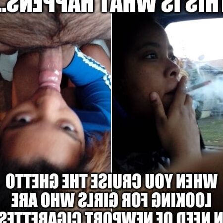 BBW big Tit BLACK street Trash