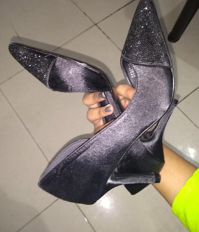 MY WIFE&;S SEXY HEELS