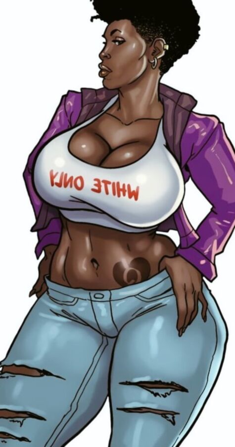 Black chicks, white dicks