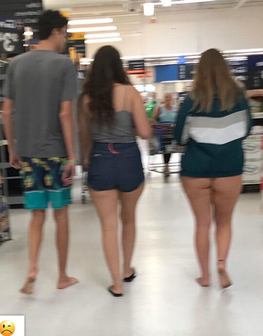 Thong Slip, See Through, Short Shorts at Walmart