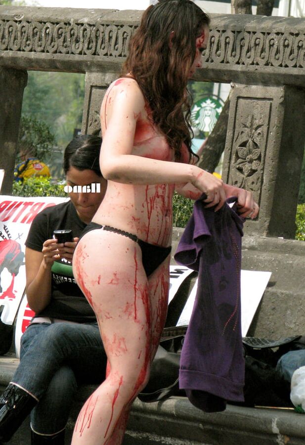 Chica de la protesta