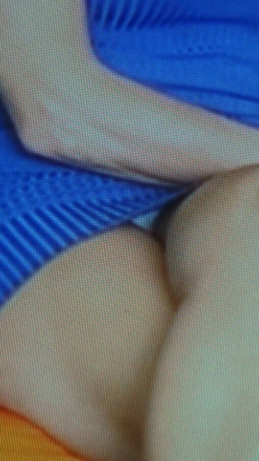 Talk show panty upskirt