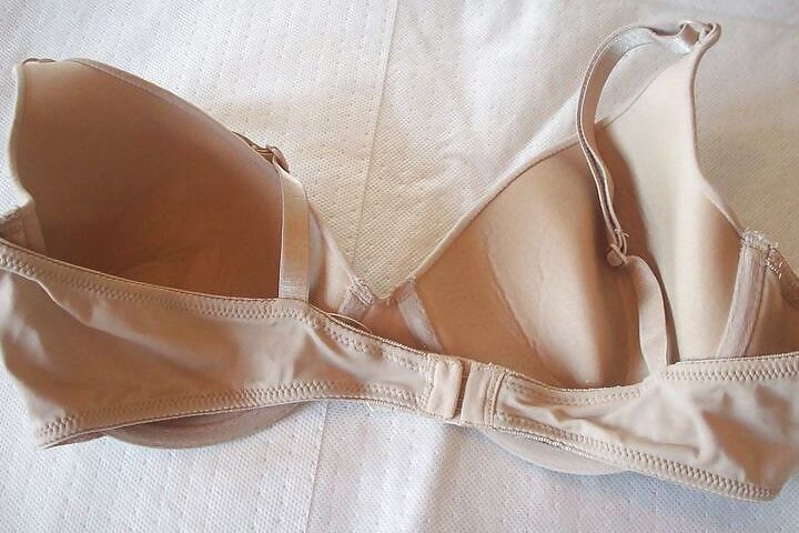 Maroon Halter Bra and Bra from profile