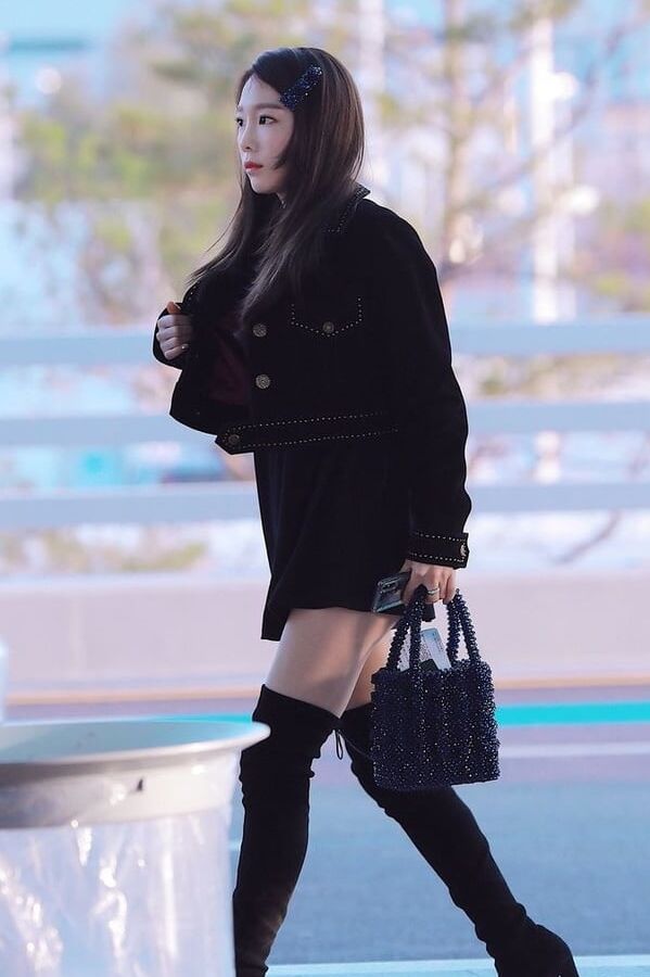 Female Celebrity Boots &amp; Leather - K-Pop