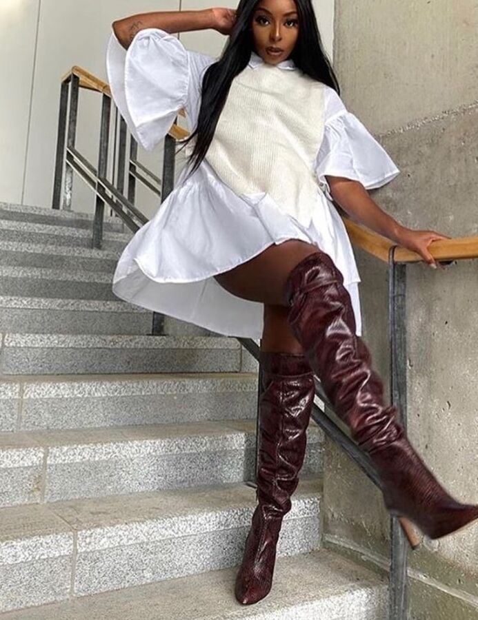 women in boots - mix