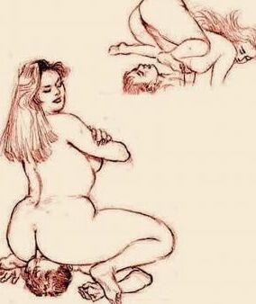 parties de jambes en l&;air pour couples en dessins