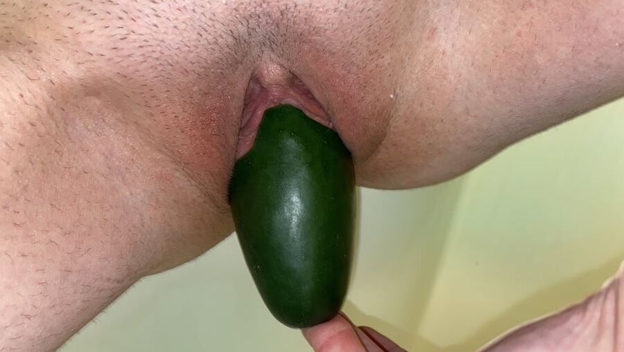 WHORE WITH CUCUMBER!!!