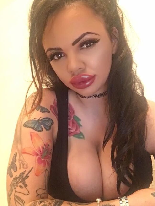 big-tittied slut me