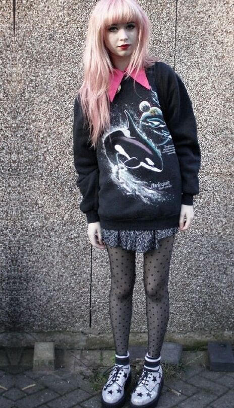 Anorexic GF in Tights