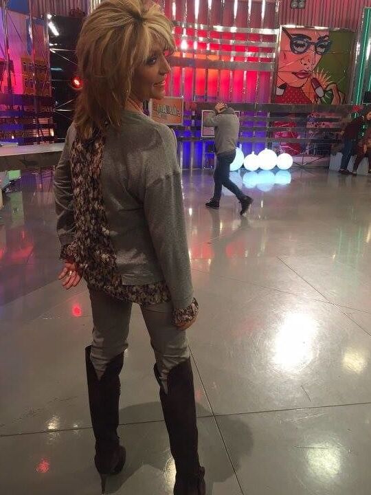 Female Celebrity Boots &amp; Leather - Lydia Lozano
