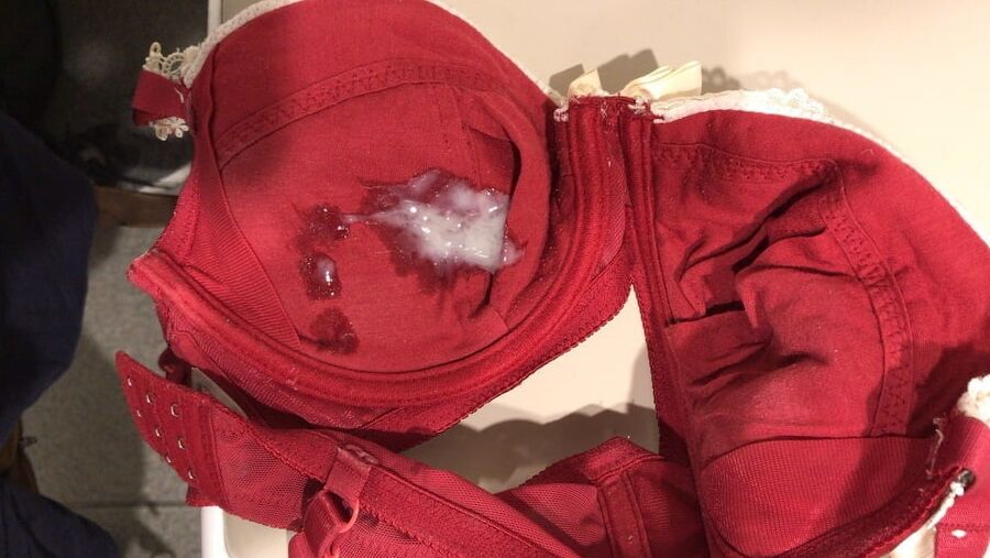 Moms bra and panties cumshots