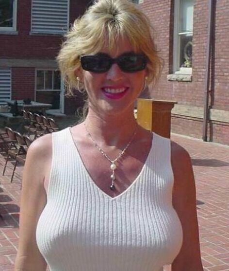 Clothed Mature - Big Boobs
