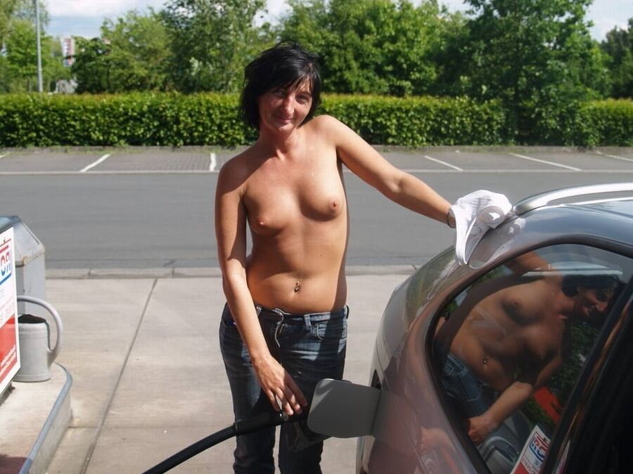 on the petrolstation