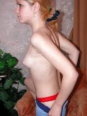 sexy small breasted woman