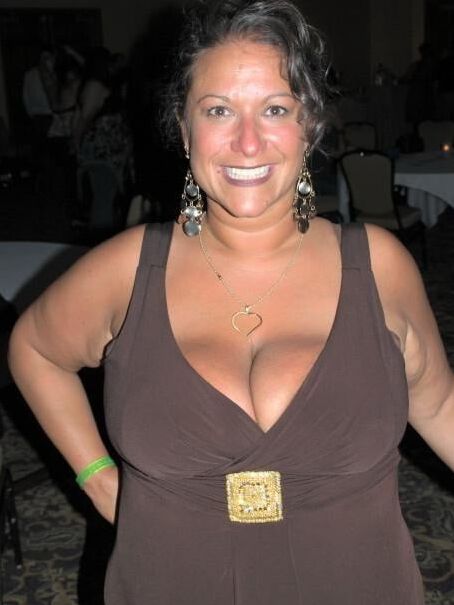 Clothed Mature - Big Boobs