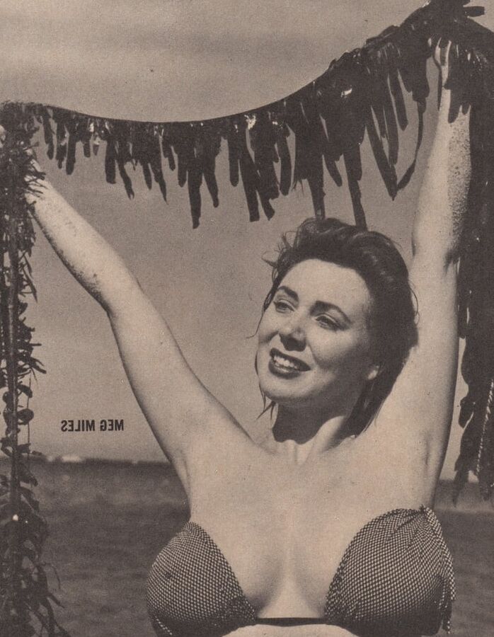 Meg Miles, vintage model, singer, and actress