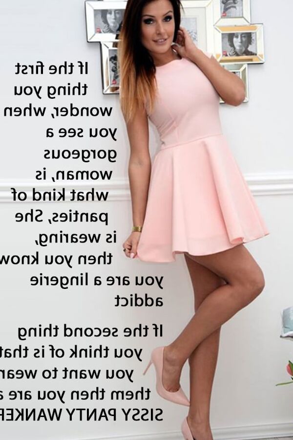 Lingerie Fetish Captions