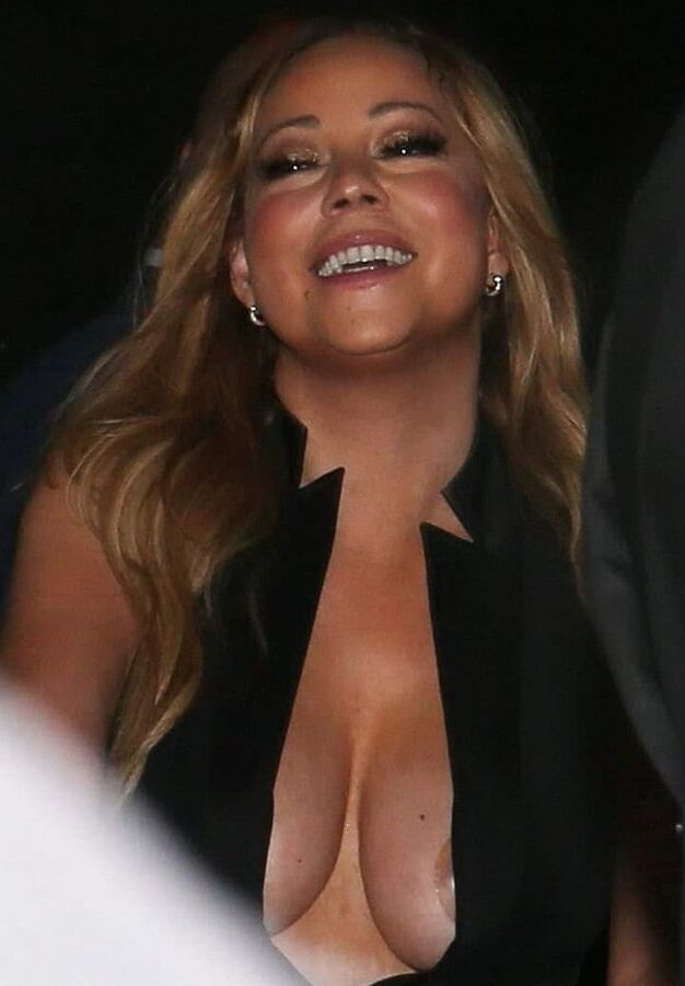 Celebrity cleavage