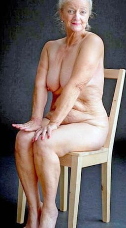 Grannies and matures scantilly dressed with a chair