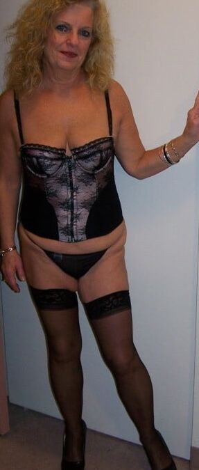 Black and Grey Bustier