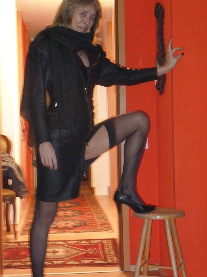 Hot German MILF Candy - Bitch in Leather and Boots