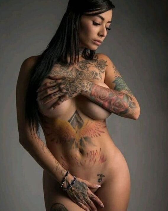 Inked darks latina prostitute