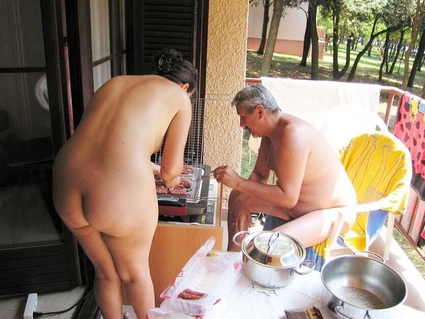 Nudist Couple Naked in Fkk Resort