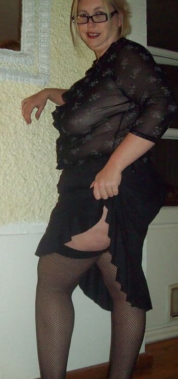 Old the Young women stockings and lingerie and high heels I