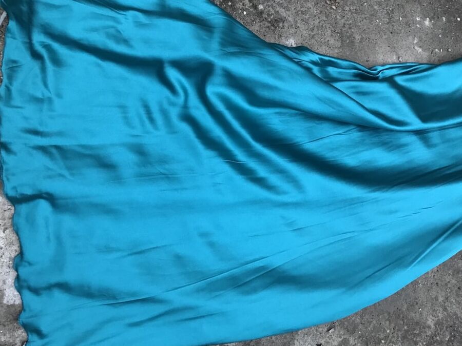 Trashing and fucking satin