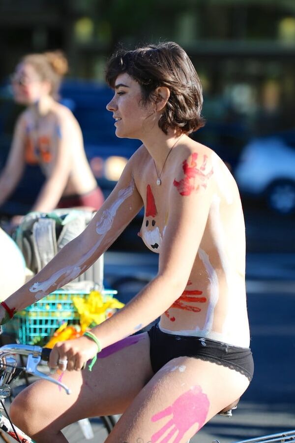 Girls of Bellingham WNBR World Naked Bike Ride