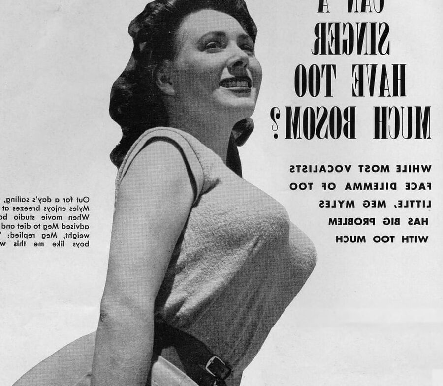 Meg Miles, vintage model, singer, and actress