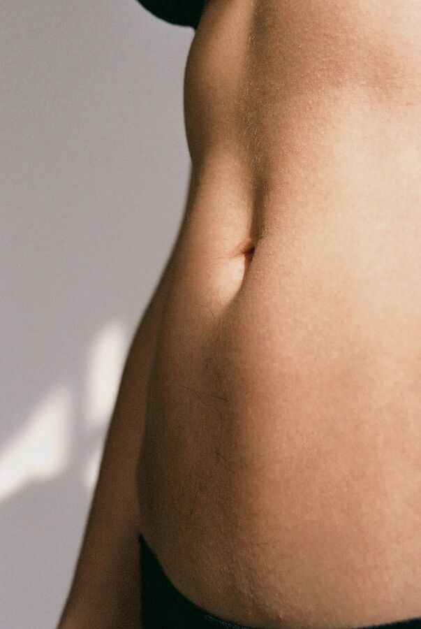 Girls Hairy belly happy trail