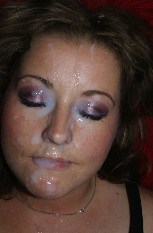 cumslut tits facial