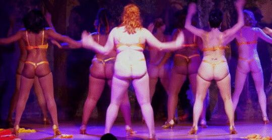 Sexy thong asses of burlesque