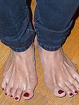 Asian wife feet &amp; toe rings &amp; anklets