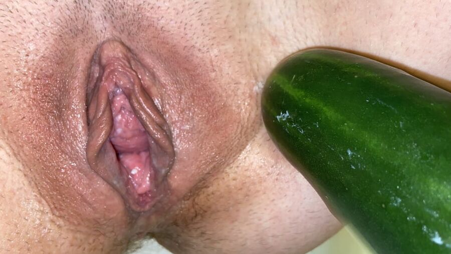 WHORE WITH CUCUMBER!!!