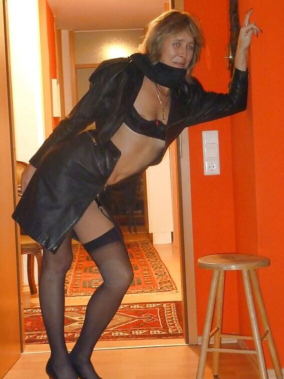 Hot German MILF Candy - Bitch in Leather and Boots