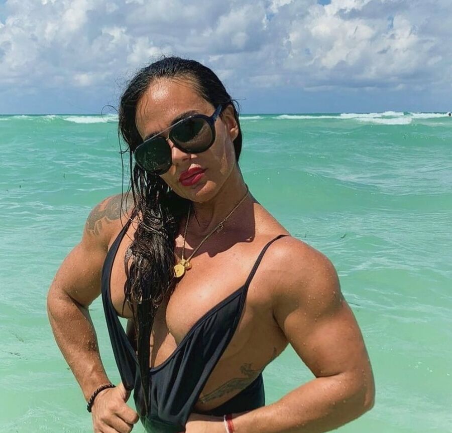 Cristina Arellano! Pretty Masculine Muscled Girl!