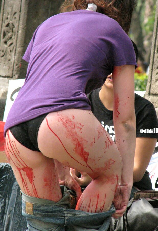 Chica de la protesta