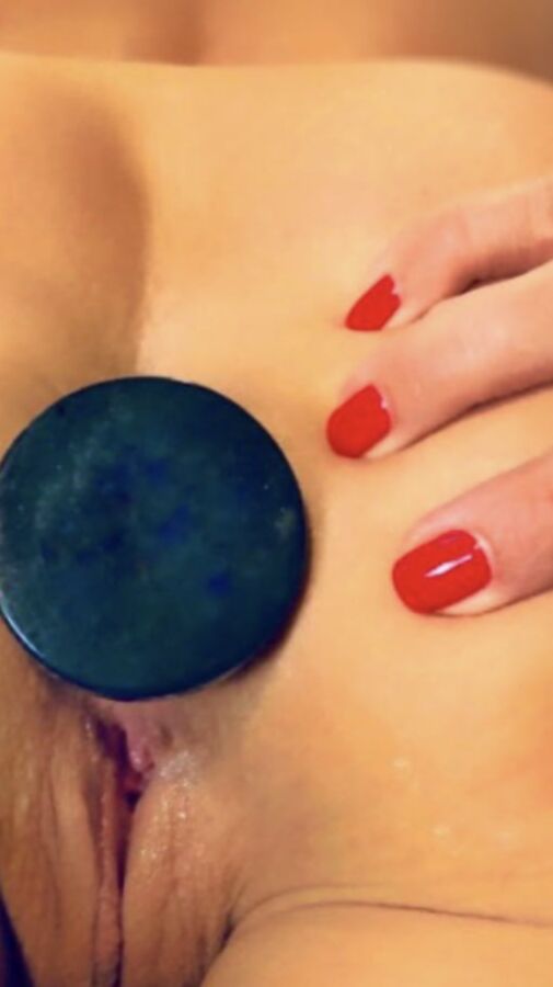 Not getting much cock lately so trying my new butt plug