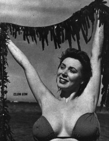 Meg Miles, vintage model, singer, and actress