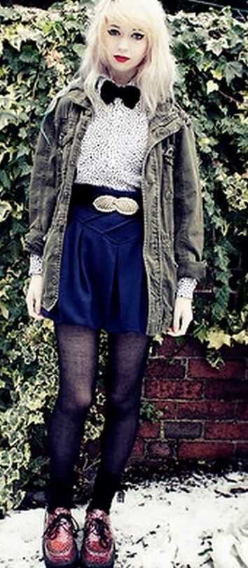 Anorexic GF in Tights