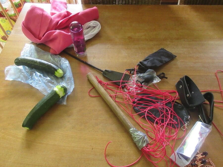 Severely punished with a whip for having been a bad girl