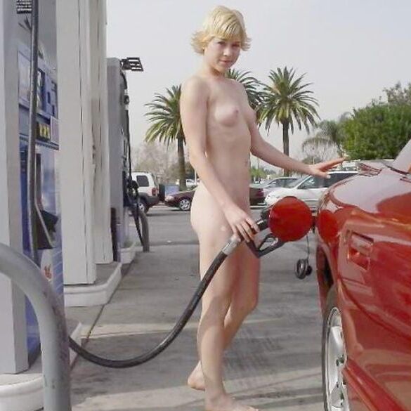 on the petrolstation