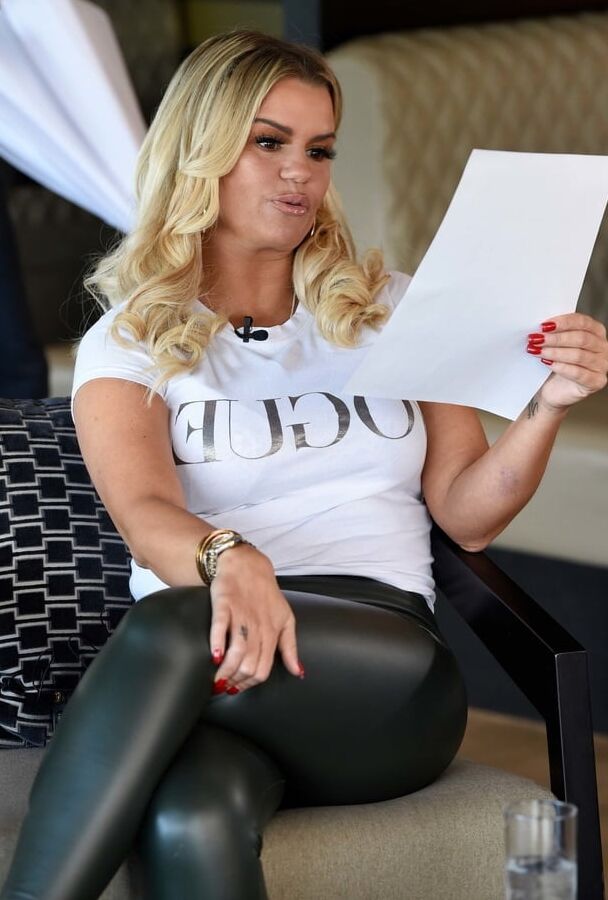 Kerry Katona pulling lots of cute faces
