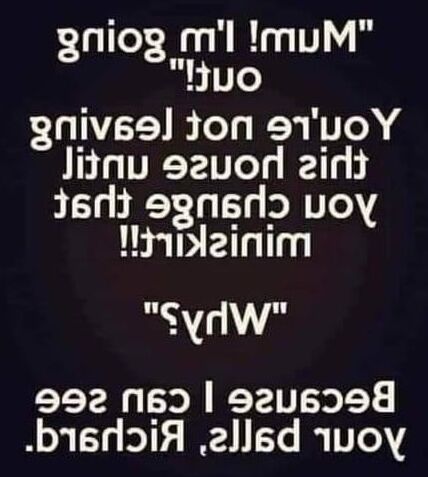 That is funny