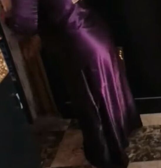 Trashing and fucking satin