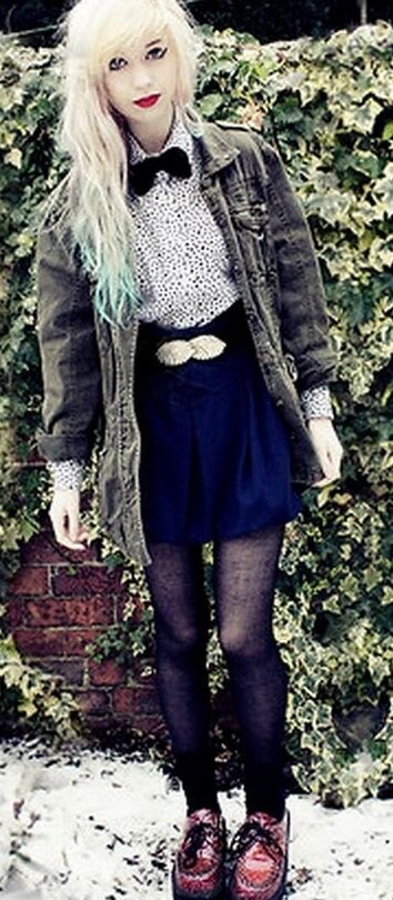 Anorexic GF in Tights