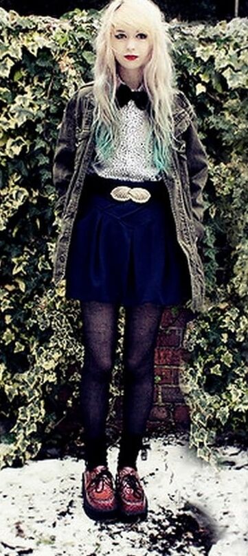 Anorexic GF in Tights